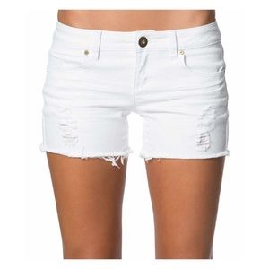 O’Neill Scout white denim shorts